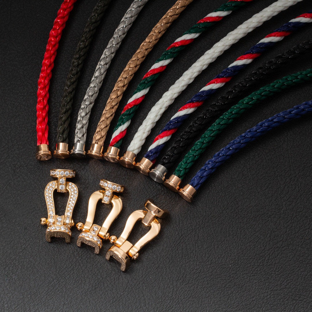 [LORA]FORCE LARGE HORSESHOE NO DIAMOND BRACELET ROSE GOLD
