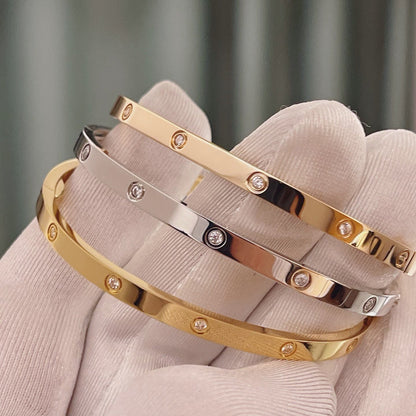 [LORA] LOVE BRACELET 3.65MM 10 DIAMONDS