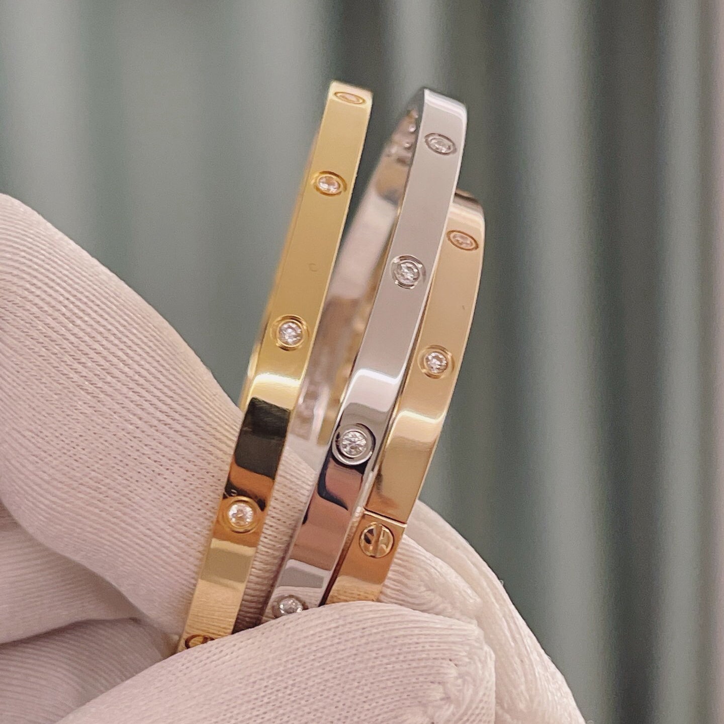 [LORA] LOVE BRACELET 3.65MM 10 DIAMONDS