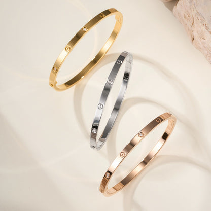 [Lora] LOVE BRACELET 3.65MM 6 DIAMONDS
