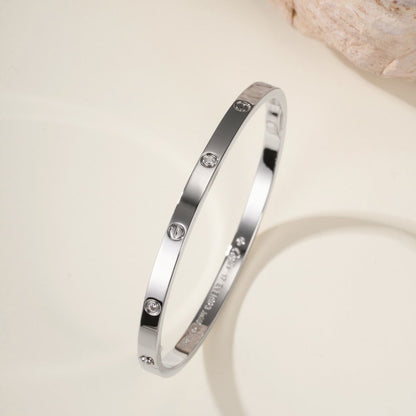 [LORA] LOVE BRACELET 3.65MM 6 DIAMONDS