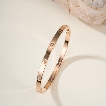 [LORA] LOVE BRACELET 3.65MM 6 DIAMONDS