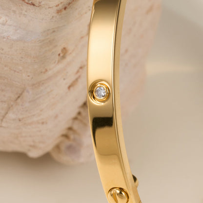 [LORA] LOVE BRACELET 3.65MM 6 DIAMONDS