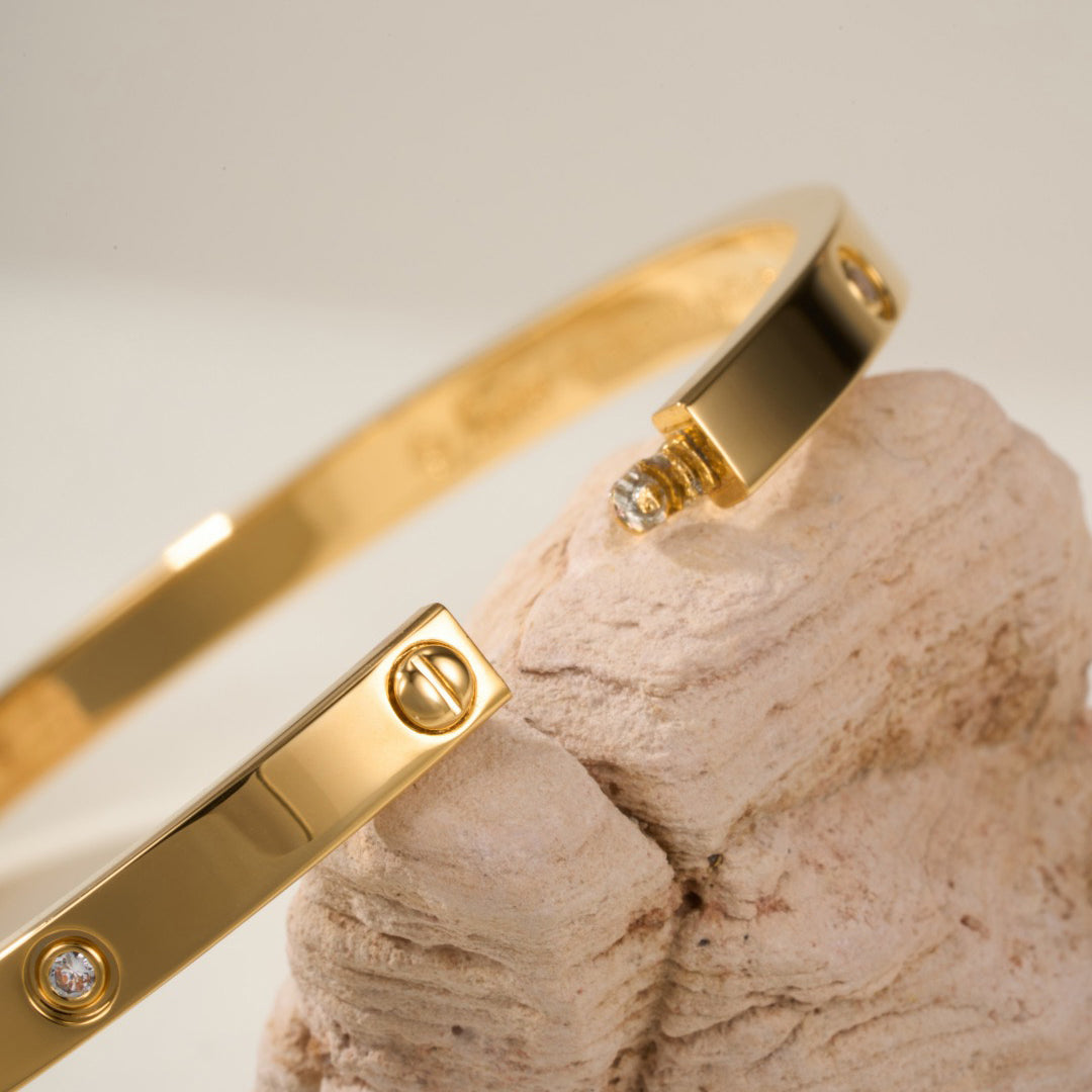 [LORA] LOVE BRACELET 3.65MM 6 DIAMONDS