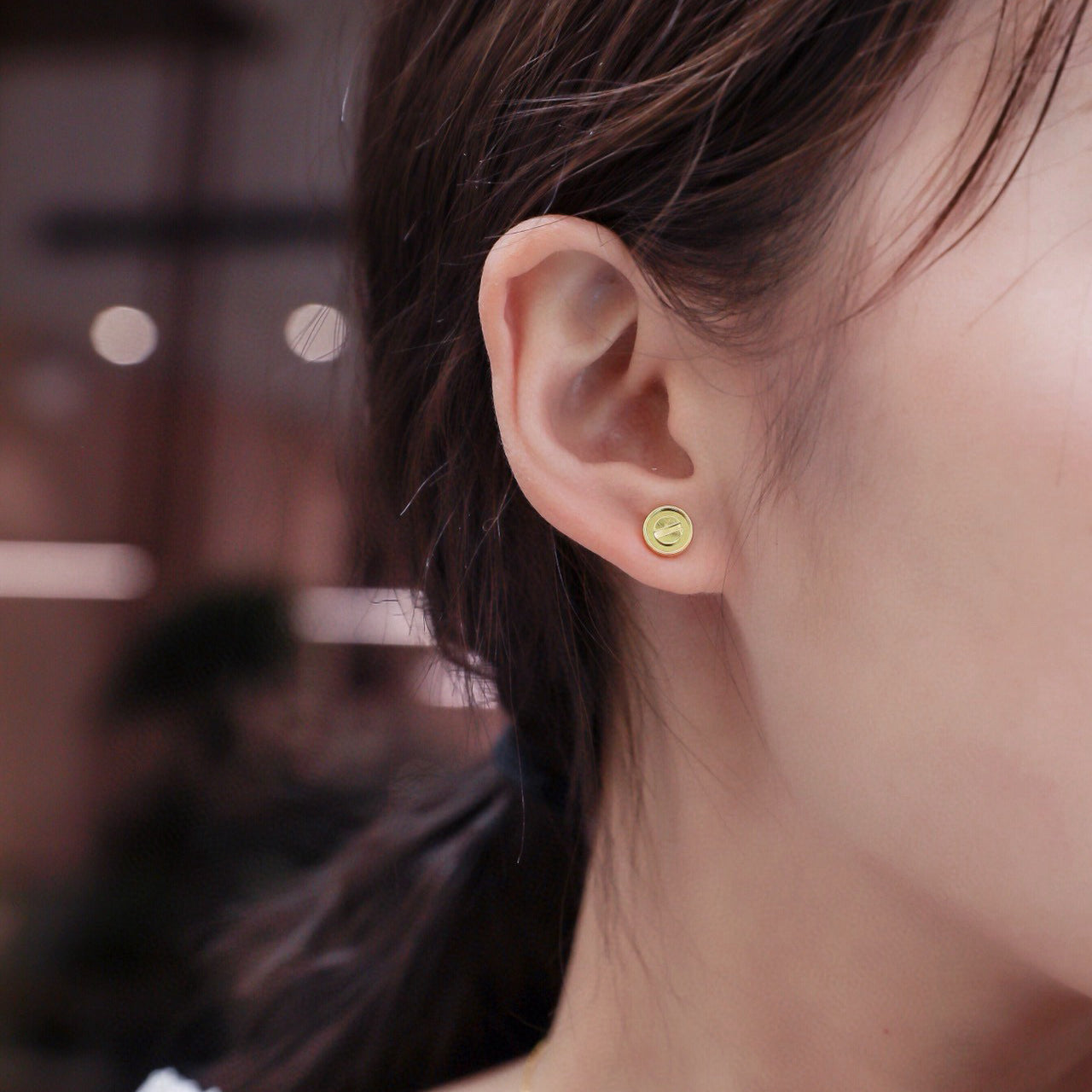 [LORA] LOVE EARRINGS 7.2MM