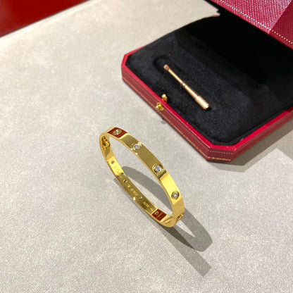 [LORA] LOVE BRACELET 6.1MM 10 DIAMONDS