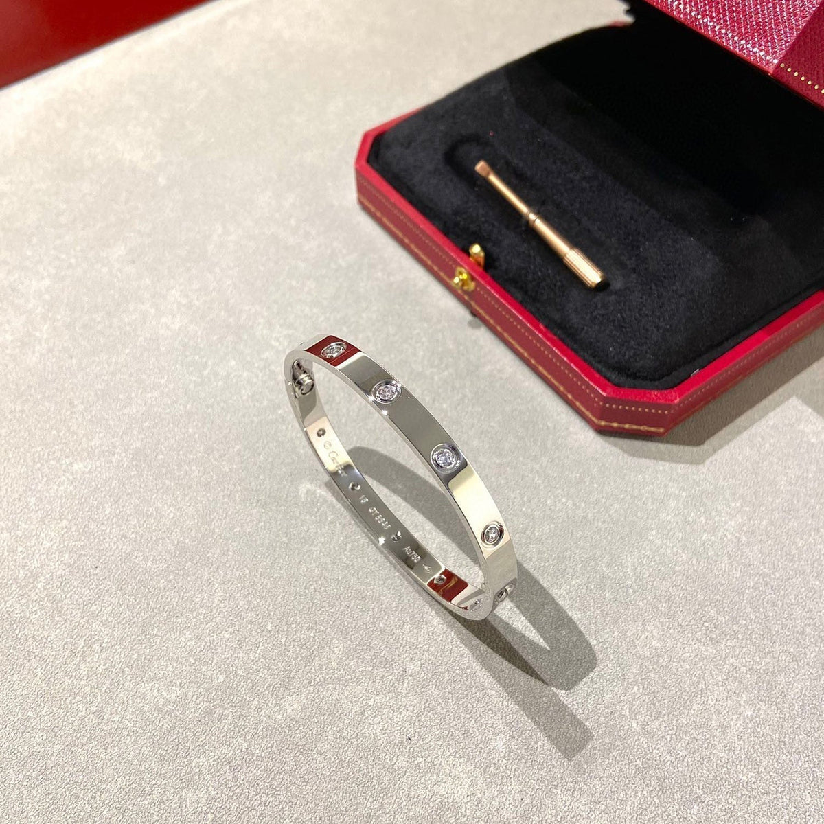 [Lora] LOVE BRACELET 6.1MM 10 DIAMONDS