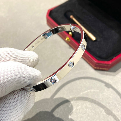 [LORA] LOVE BRACELET 6.1MM 10 DIAMONDS