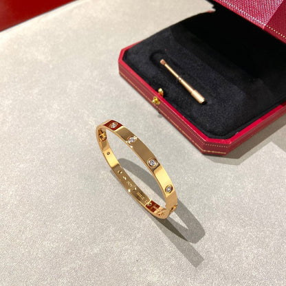 [LORA]LOVE BRACELET 6.1MM 10 DIAMONDS