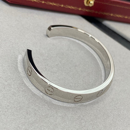 [LORA] LOVE BRACELET 6.1MM 1 DIAMOND OPEN CUFF