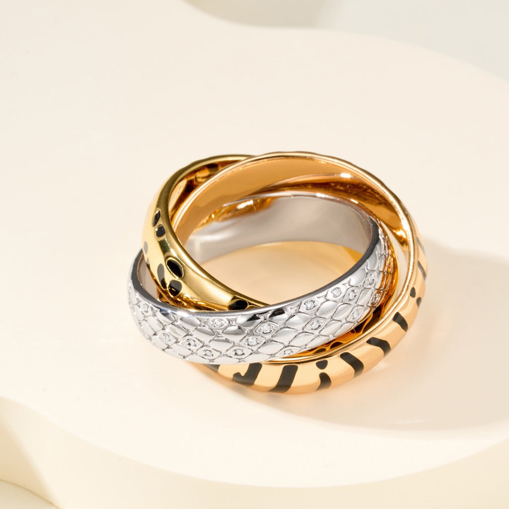 [LORA] TRINITY  RING LEOPARD PRINT
