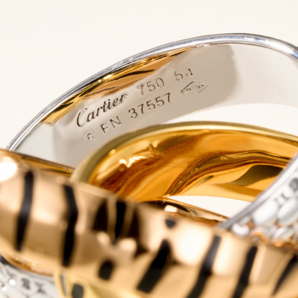 [LUXE] TRINITY  RING LEOPARD PRINT