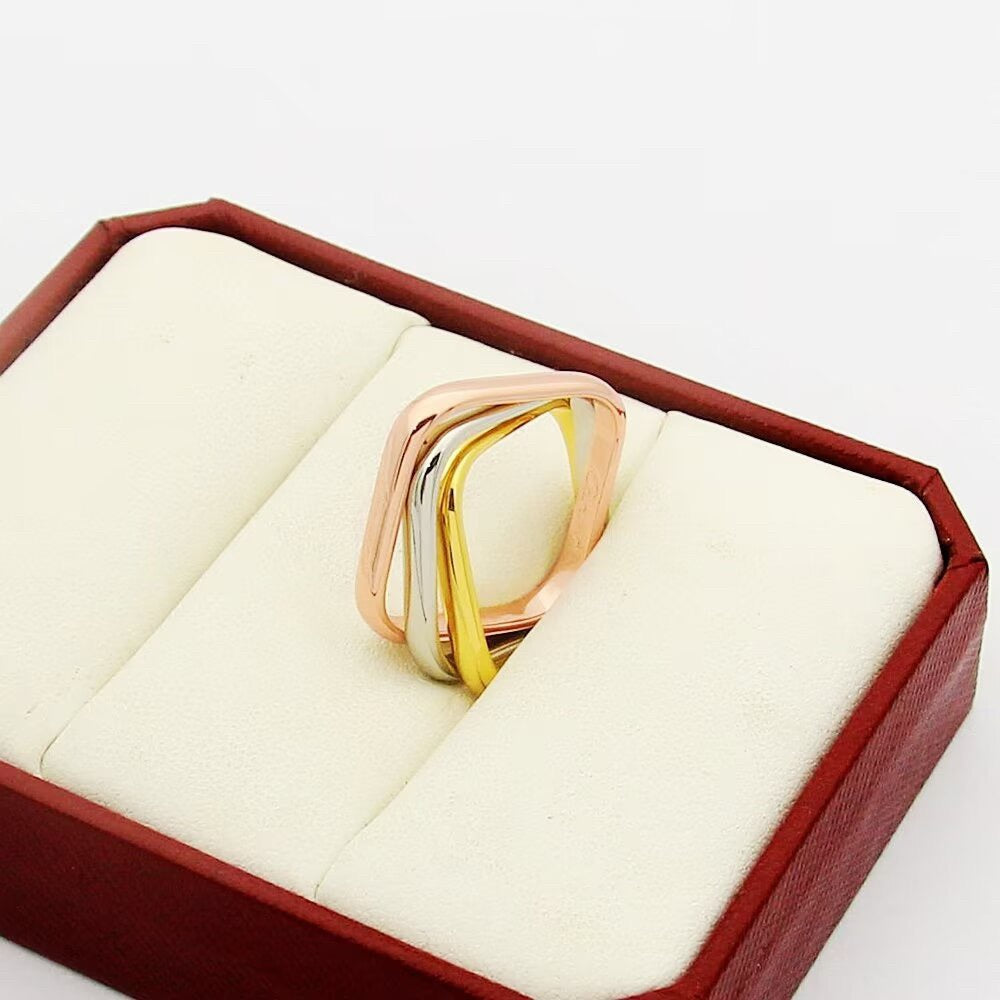 [LUXE] TRINITY 3.5MM CUSHION RING COLLECTION