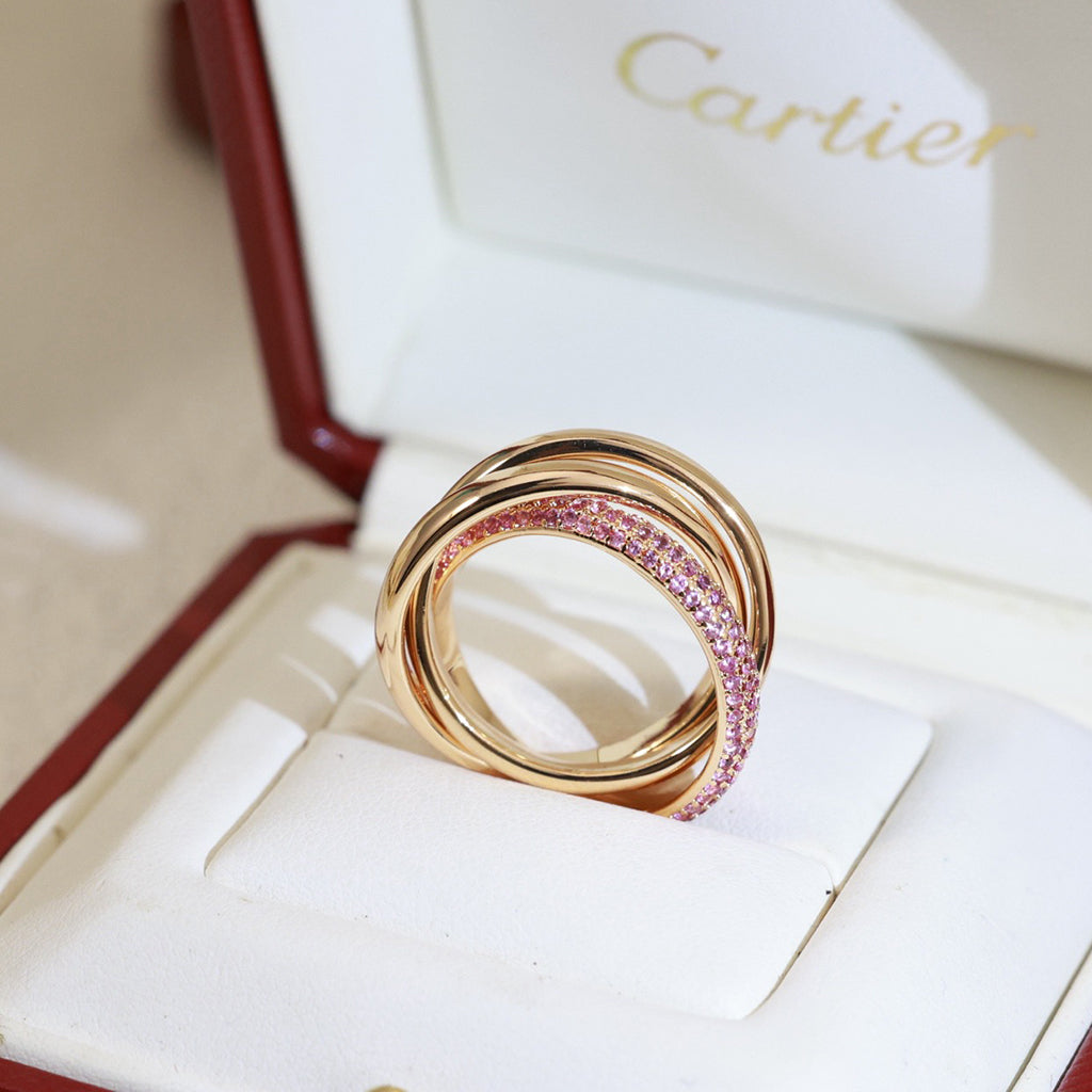 [LORA] TRINITY 3.2MM RING PINK DIAMOND