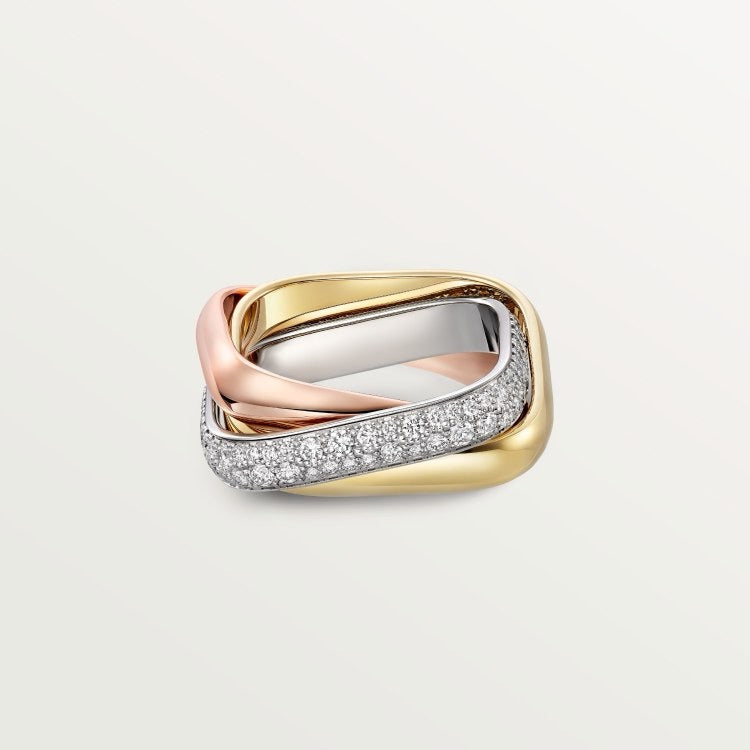 [LUXE] TRINITY 3.5MM CUSHION RING COLLECTION
