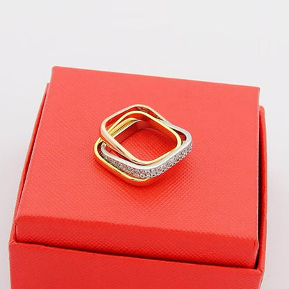 [LUXE] TRINITY 3.5MM CUSHION RING COLLECTION