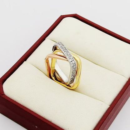 [LUXE] TRINITY 3.5MM CUSHION RING COLLECTION