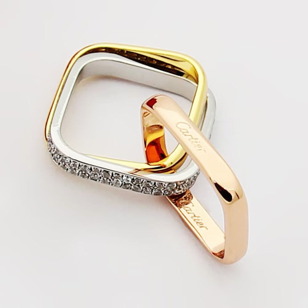 [LUXE] TRINITY 3.5MM CUSHION RING COLLECTION