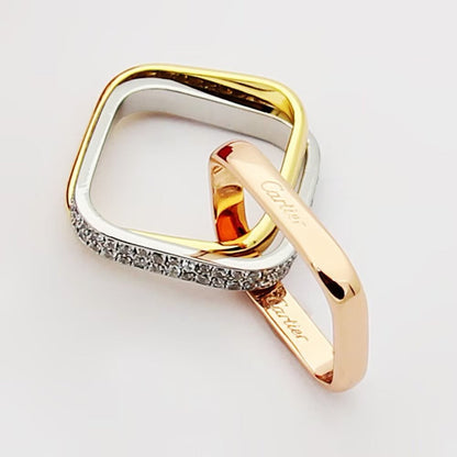 [LUXE] TRINITY 3.5MM CUSHION RING COLLECTION