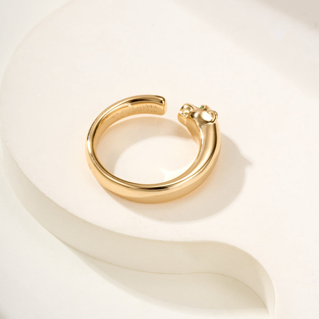 [LORA] PANTHERE NO DIAMOND SMALL RING