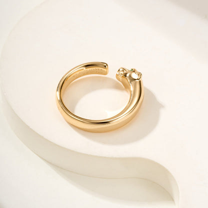 [LORA] PANTHERE NO DIAMOND SMALL RING