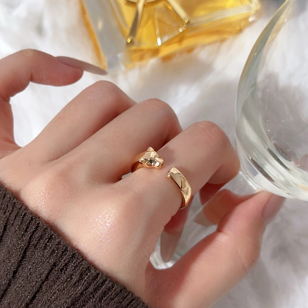 [LORA] PANTHERE NO DIAMOND SMALL RING