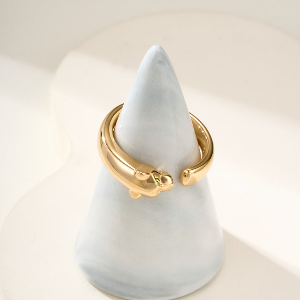 [LORA] PANTHERE NO DIAMOND SMALL RING