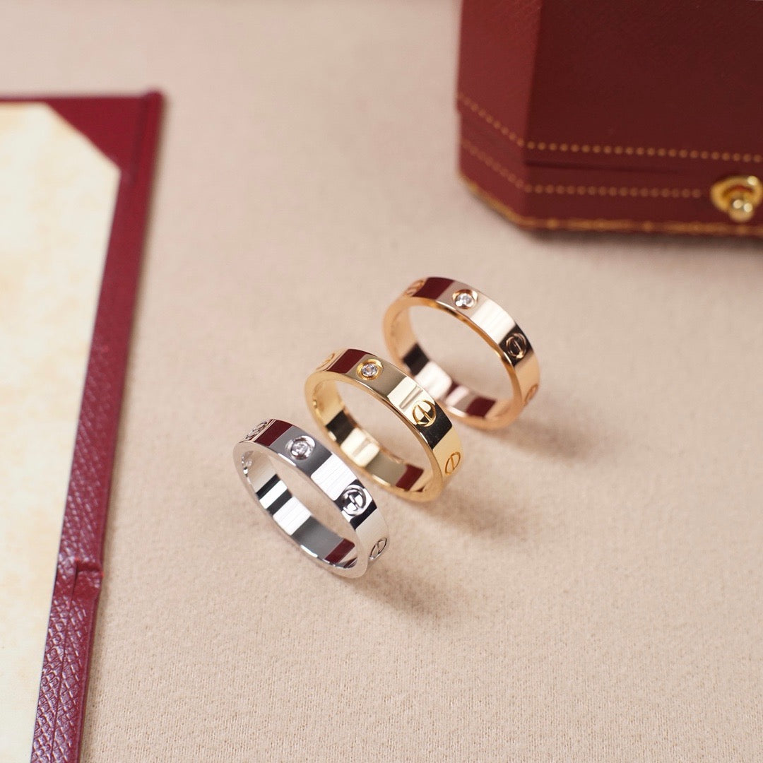 [LORA] LOVE 4MM 1 DIAMOND RING