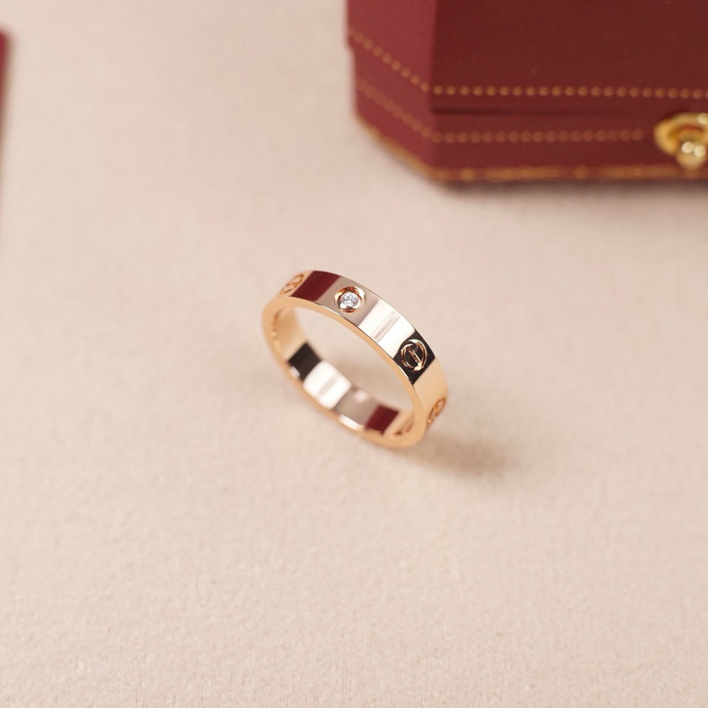 [LORA] LOVE 4MM 1 DIAMOND RING