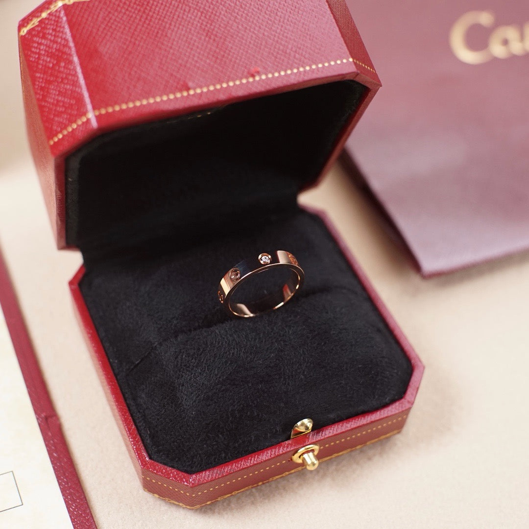 [LORA] LOVE 4MM 1 DIAMOND RING