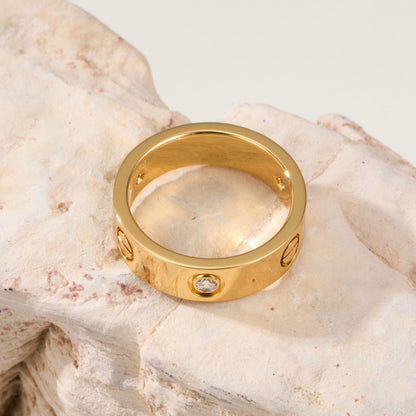 [LORA] LOVE 4MM 1 DIAMOND RING