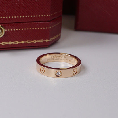 [LORA] LOVE 4MM 1 DIAMOND RING