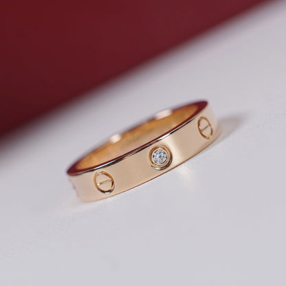 [LORA] LOVE 4MM 1 DIAMOND RING