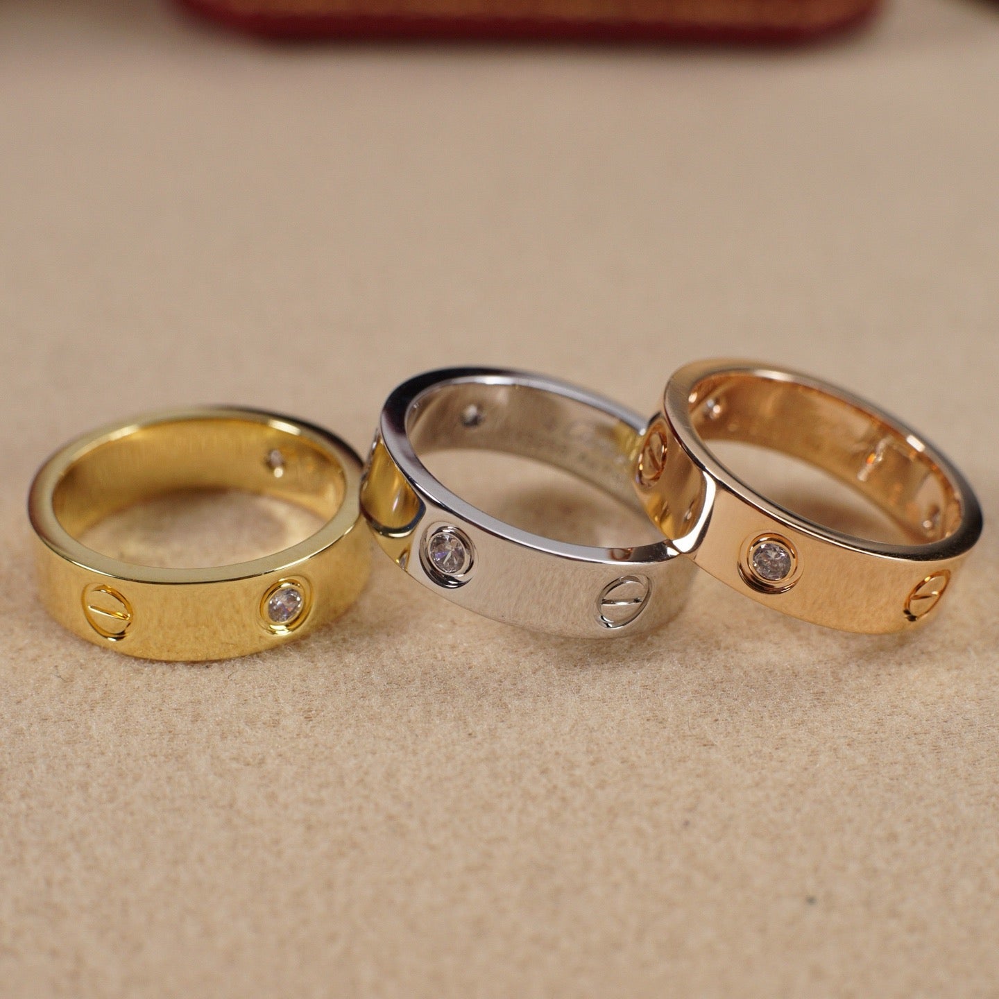[LORA] LOVE 5.5MM 3 DIAMOND RING