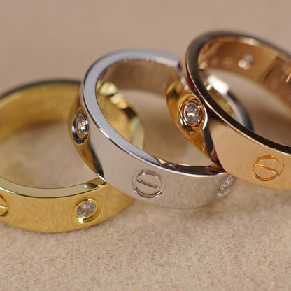 [LORA] LOVE 5.5MM 3 DIAMOND RING