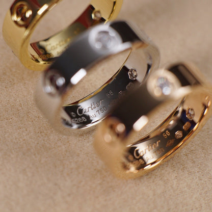 [LORA] LOVE 5.5MM 3 DIAMOND RING