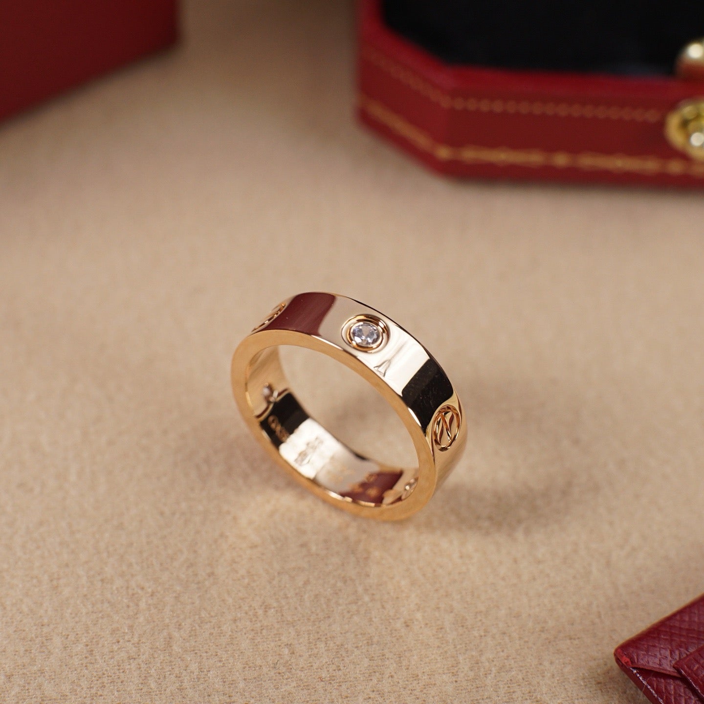 [LORA] LOVE 5.5MM 3 DIAMOND RING