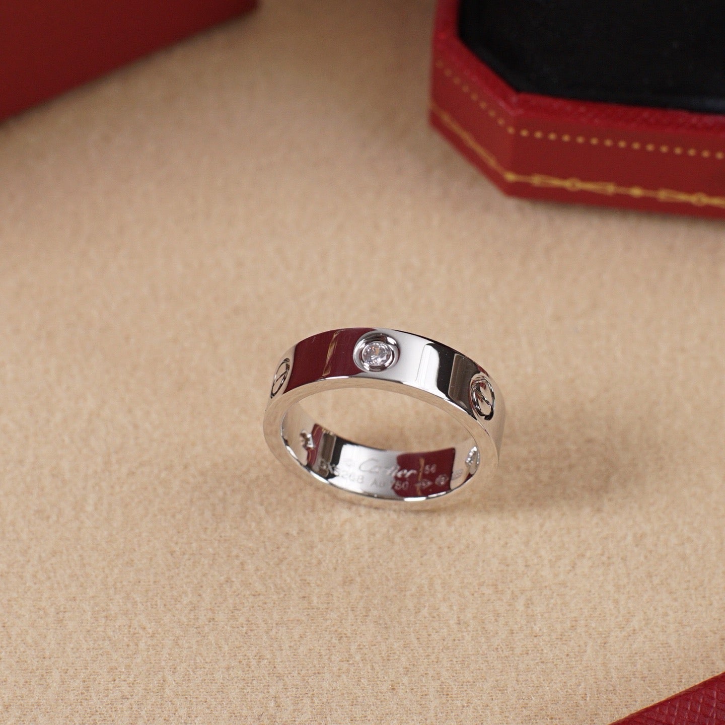 [LORA] LOVE 5.5MM 3 DIAMOND RING