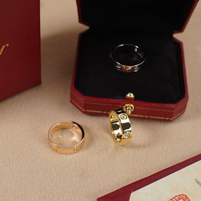 [LORA] LOVE 5.5MM 3 DIAMOND RING
