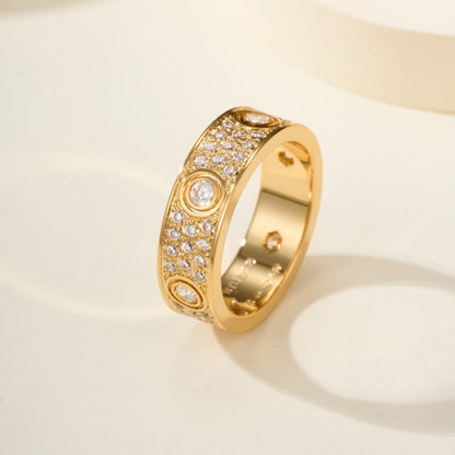 [LORA] LOVE 5.5MM FULL-PAVE 6-DIAMOND RING