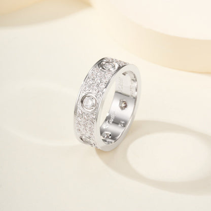 [LORA] LOVE 5.5MM FULL-PAVE 6-DIAMOND RING