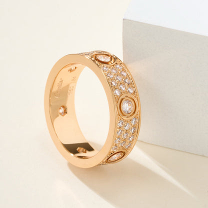 [LORA] LOVE 5.5MM FULL-PAVE 6-DIAMOND RING