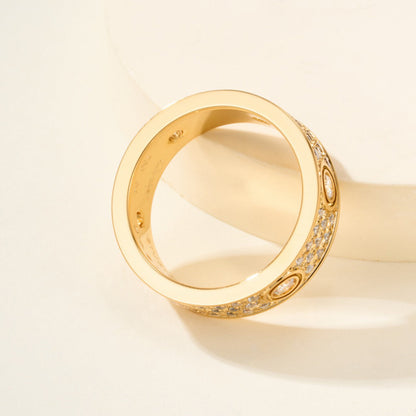 [LORA] LOVE 5.5MM FULL-PAVE 6-DIAMOND RING