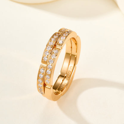 [LORA] MAILLON PANTHERE DIAMOND RING