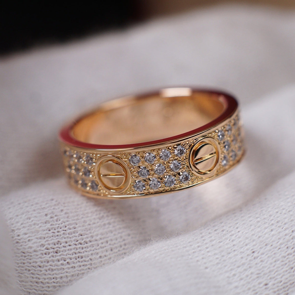 [Lora] LOVE RING 5.5MM DIAMONDS PAVED