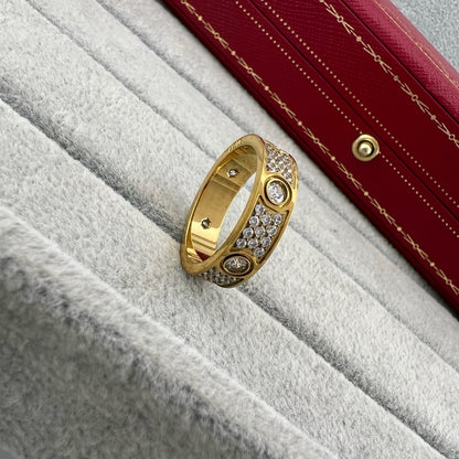 [LORA] LOVE 5.5MM FULL-PAVE 6-DIAMOND RING