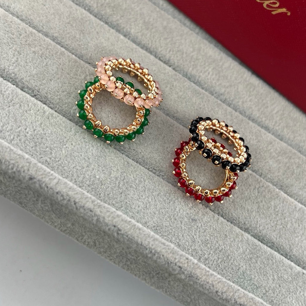 [LORA] CLASH 7.9MM AGATE CHALCEDONY RING