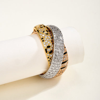 [LUXE] TRINITY  RING LEOPARD PRINT