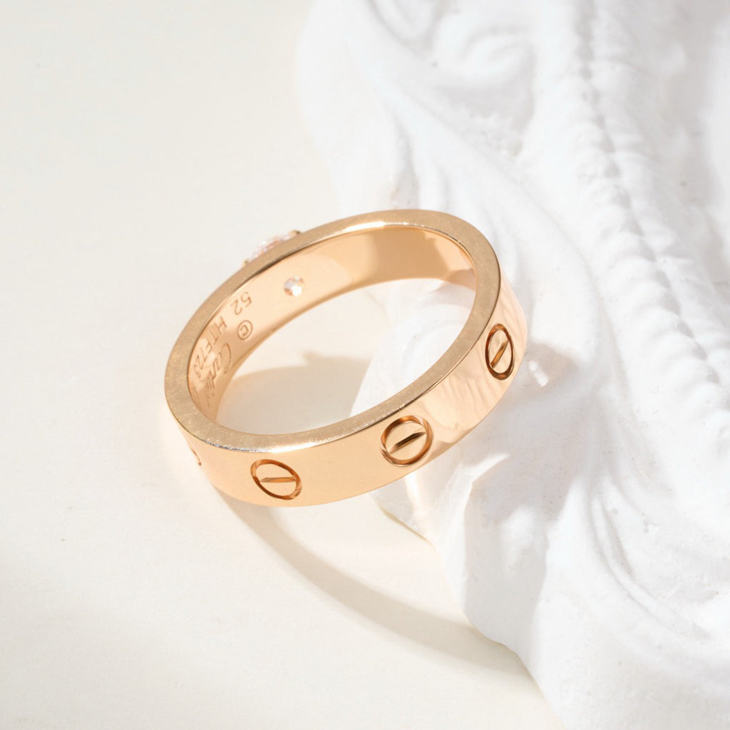 [LORA] LOVE RING 3.6MM 1 BIG DIAMOND