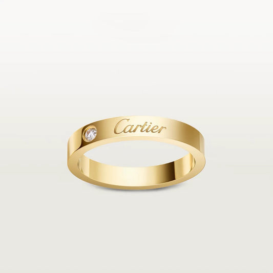 [Lora] LOVE RING 4MM 1 DIAMOND